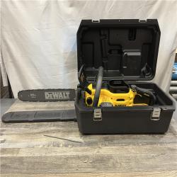 AS-IS DEWALT FLEXVOLT 60-Volt MAX 20 in. Brushless Cordless Battery Powered Chainsaw and Case (Tool with Case Only)