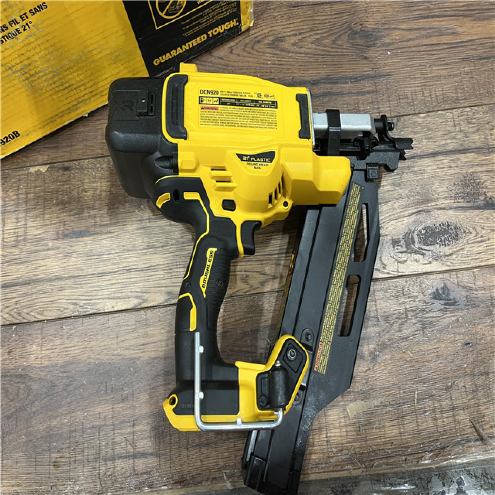 AS-IS DEWALT 20-Volt 21Â° Cordless Framing Nailer (Tool-Only)