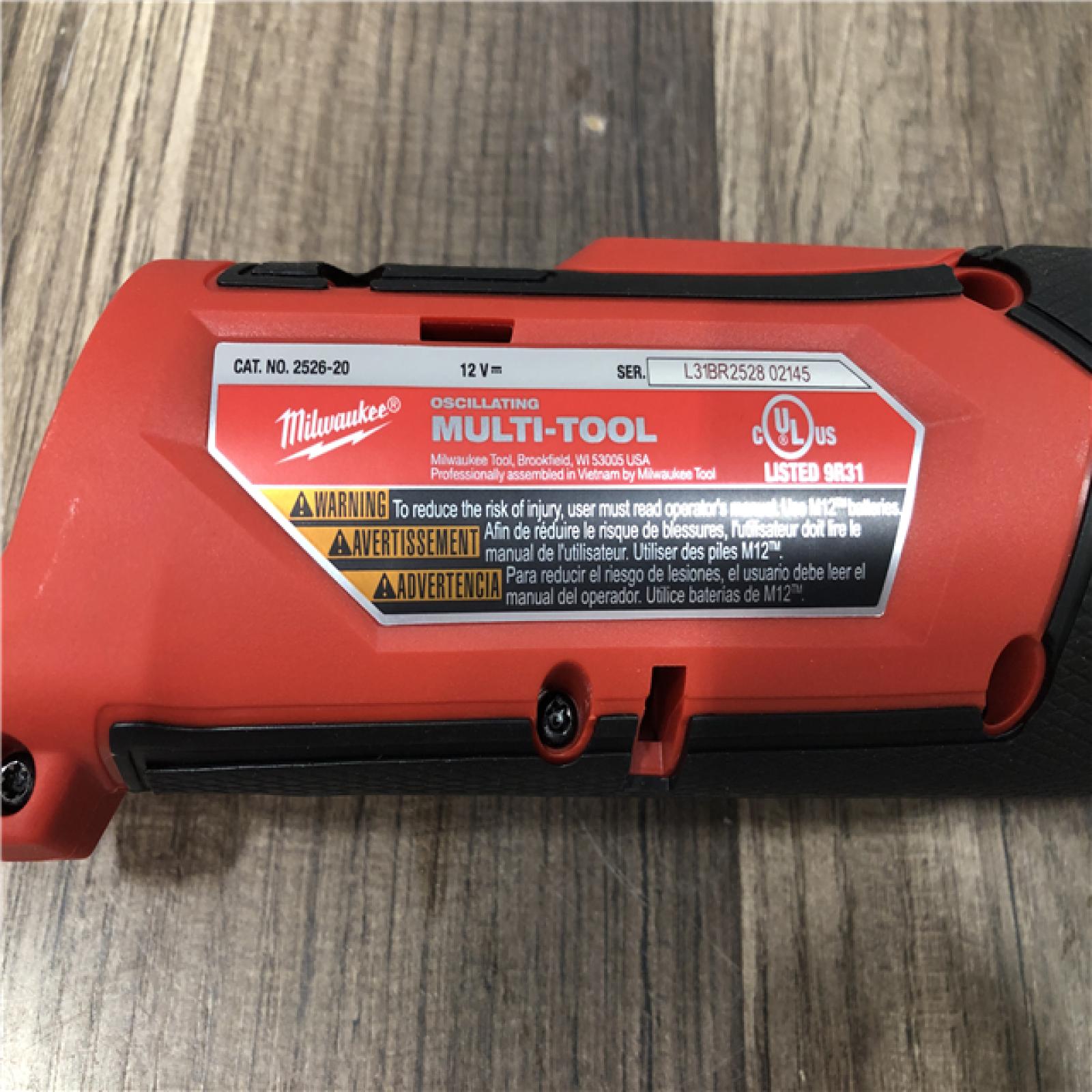 AS-IS Milwaukee  FUEL 12V Lithium-Ion Cordless Oscillating Multi-Tool (Tool-Only)