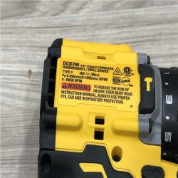 AS-IS DEWALT ATOMIC 20V Lithium-Ion Cordless 1/2 in. Hammer Drill Kit