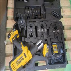 CALIFORNIA AS-IS DEWALT DCE200 20V Press Tool Kit