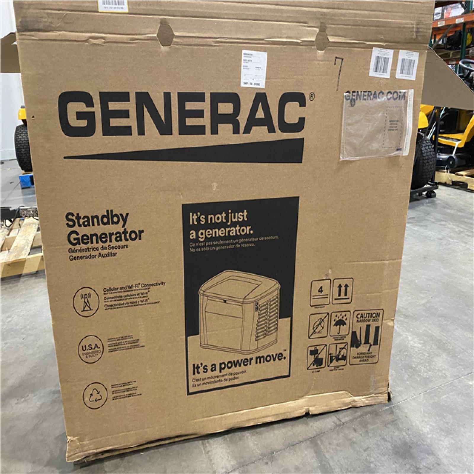 Dallas Location - As-Is Generac 14 000 Watt Air-Cooled Whole House Home Standby Generator
