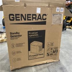 Dallas Location - As-Is Generac 14 000 Watt Air-Cooled Whole House Home Standby Generator