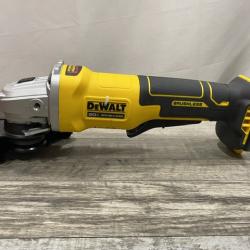 AS-IS DEWALT 20V MAX Cordless Brushless 4-1/2 in. Angle Grinder with Paddle Switch (Tool Only)