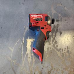 AS-IS - Milwaukee M12 FUEL SURGE 12V Lithium-Ion Brushless Cordless 1/4 in. Hex Impact Driver Compact Kit W/Two 2.0Ah Batteries, Bag