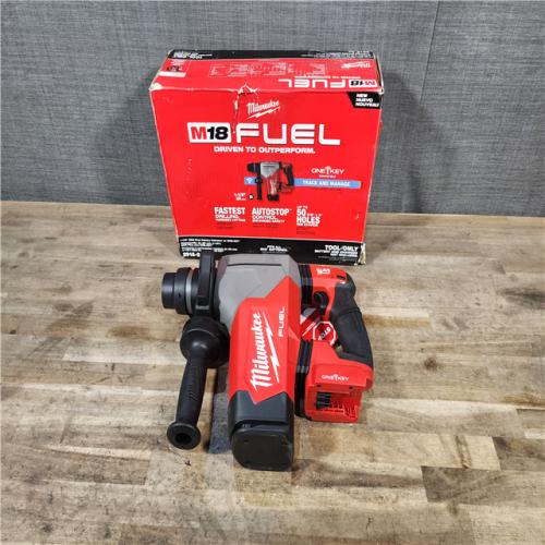 HOUSTON LOCATION - AS-IS Milwaukee 2915-20 M18 FUEL 18-Volt Lithium-Ion Brushless Cordless SDS-Plus 1-1/8 in. Rotary Hammer Drill (Tool-Only)