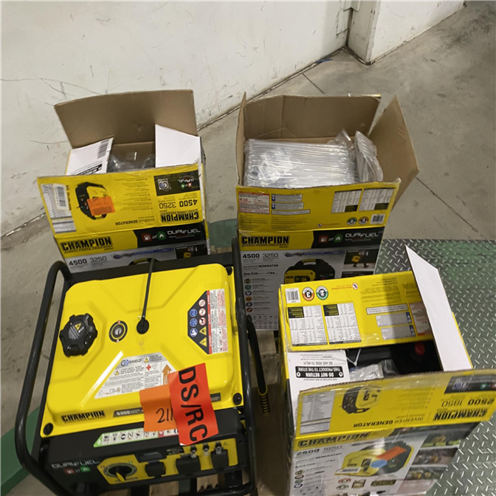 Dallas Location - As-Is Champion Power Equipment  Gasoline Portable Generator(Lot Of 4)