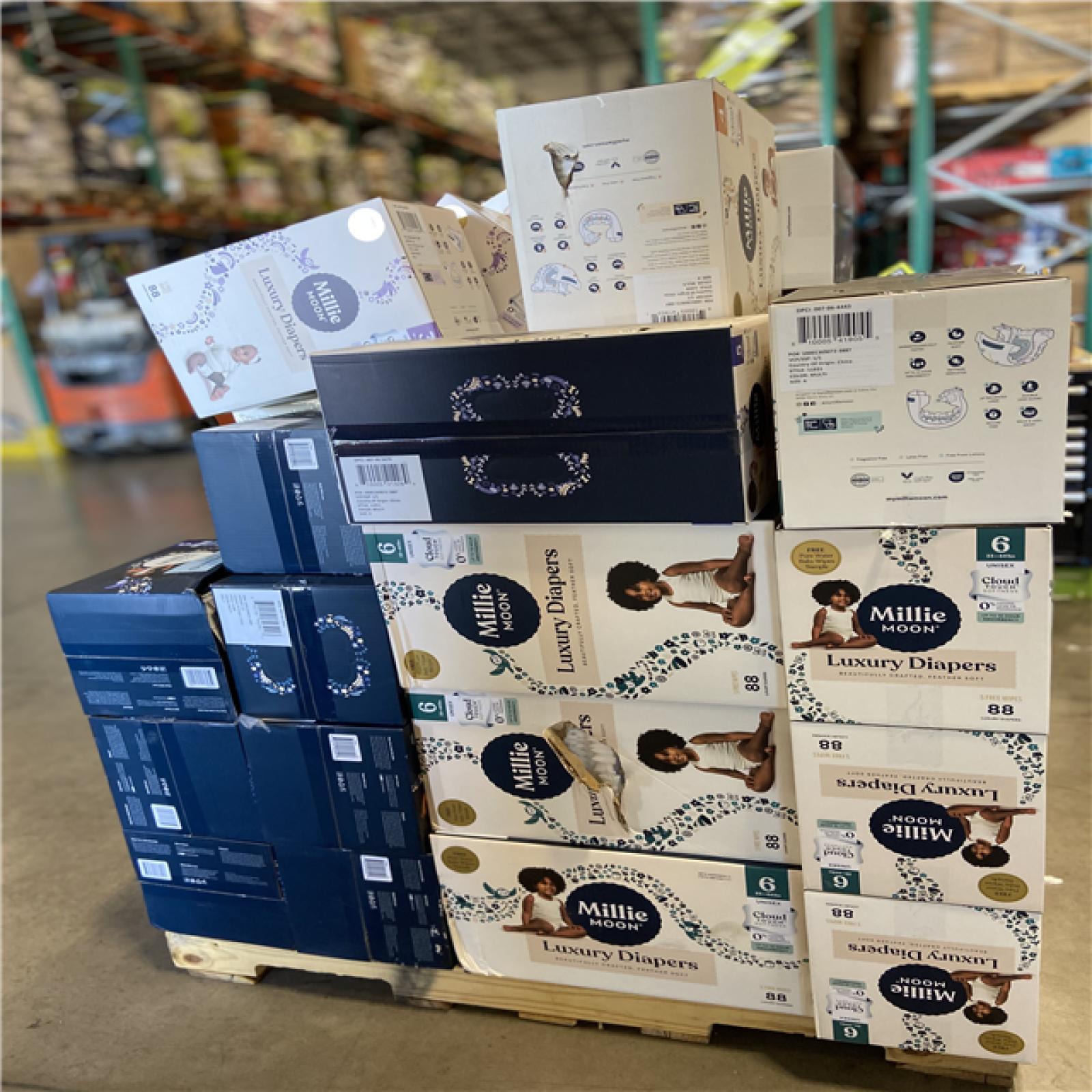 DALLAS LOCATION  - MIXED DIAPERS & WIPES PALLET