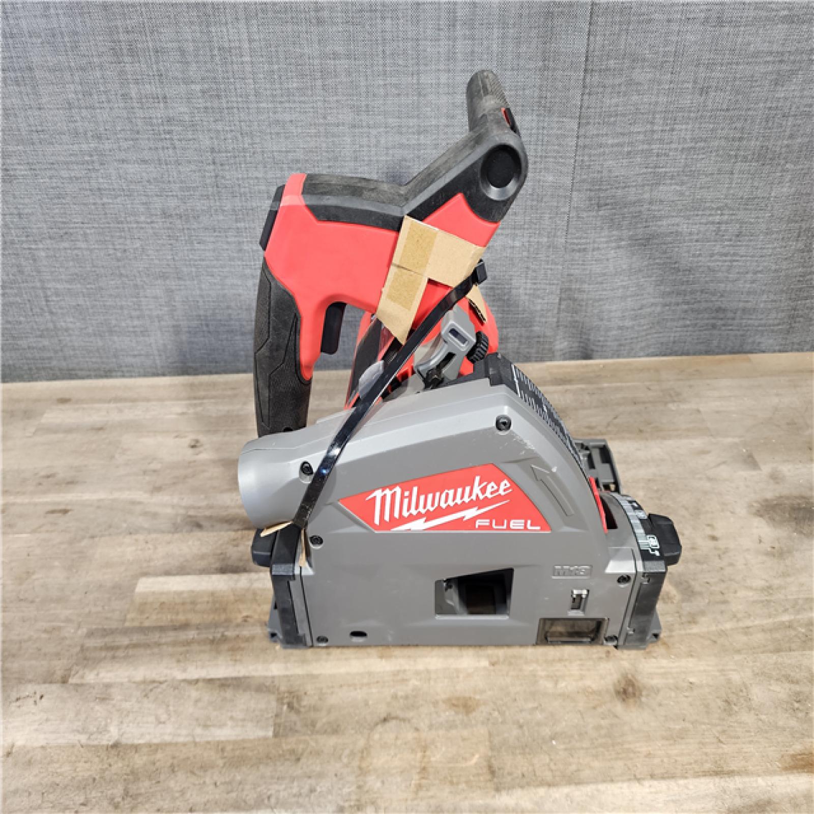 HOUSTON LOCATION - AS-IS Milwaukee M18 FUEL 18V Lithium-Ion Cordless Brushless 6-1/2 in. Plunge Cut Track Saw (Tool-Only)