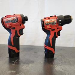 AS-IS- Milwaukee M12 Cordless Brushless 2 Tool Combo Kit
