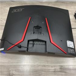 AS-IS Acer - Nitro Gaming 31.5 Curved WQHD 180Hz - Black