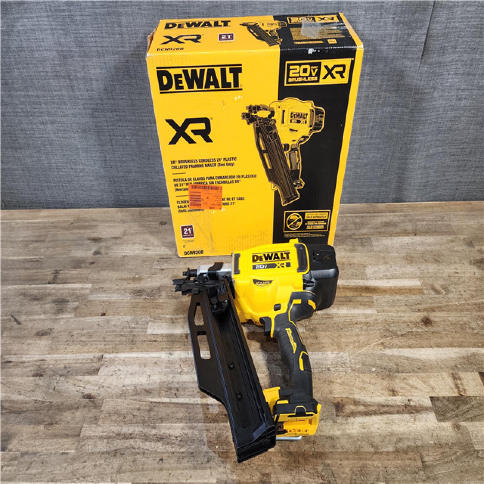 HOUSTON LOCATION - AS-IS DEWALT 20-Volt 21° Cordless Framing Nailer (Tool-Only)