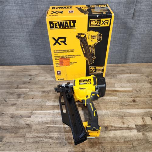 HOUSTON LOCATION - AS-IS DEWALT 20-Volt 21° Cordless Framing Nailer (Tool-Only)