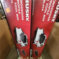 Phoenix NEW Mixed Husky Matte Black Aluminum Full Size Crossbed Truck Tool Box Pallet (4-Boxes)