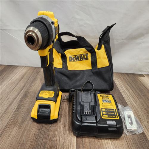 AS-IS DEWALT ATOMIC 20-Volt Lithium-Ion Cordless Compact 1/2 in. Drill/Driver Kit with 2.0Ah Battery, Charger and Bag