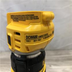 AS-IS DEWALT 20V MAX XR Cordless Fixed Base Compact Router (Tool Only)