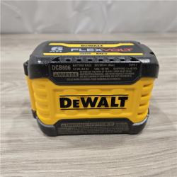 AS-IS DEWALT FLEXVOLT 20V/60V MAX Lithium-Ion 6.0Ah Battery Pack with 6 Amp Output Charger