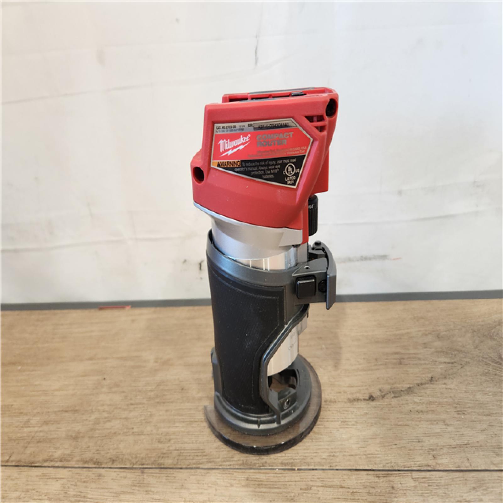AS-IS- Milwaukee M18 FUEL 18V Cordless Li-Ion Compact Router - Bare Tool