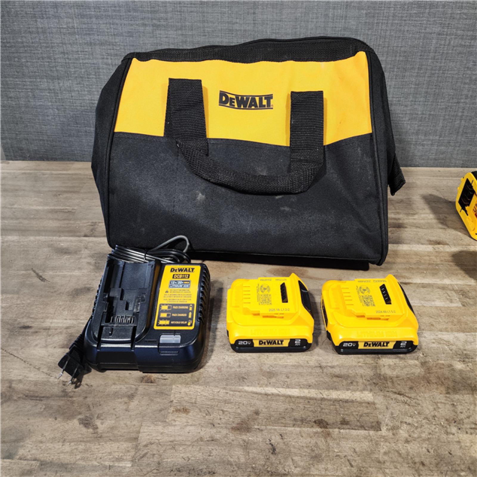 HOUSTON LOCATION - AS-IS DEWALT 3 TOOL COMBO KIT W/ (2) BATTERY & CHARGER