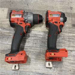 AS-IS Milwaukee FUEL 18V Lithium-Ion Brushless Cordless Hammer Drill and Impact Driver Combo Kit