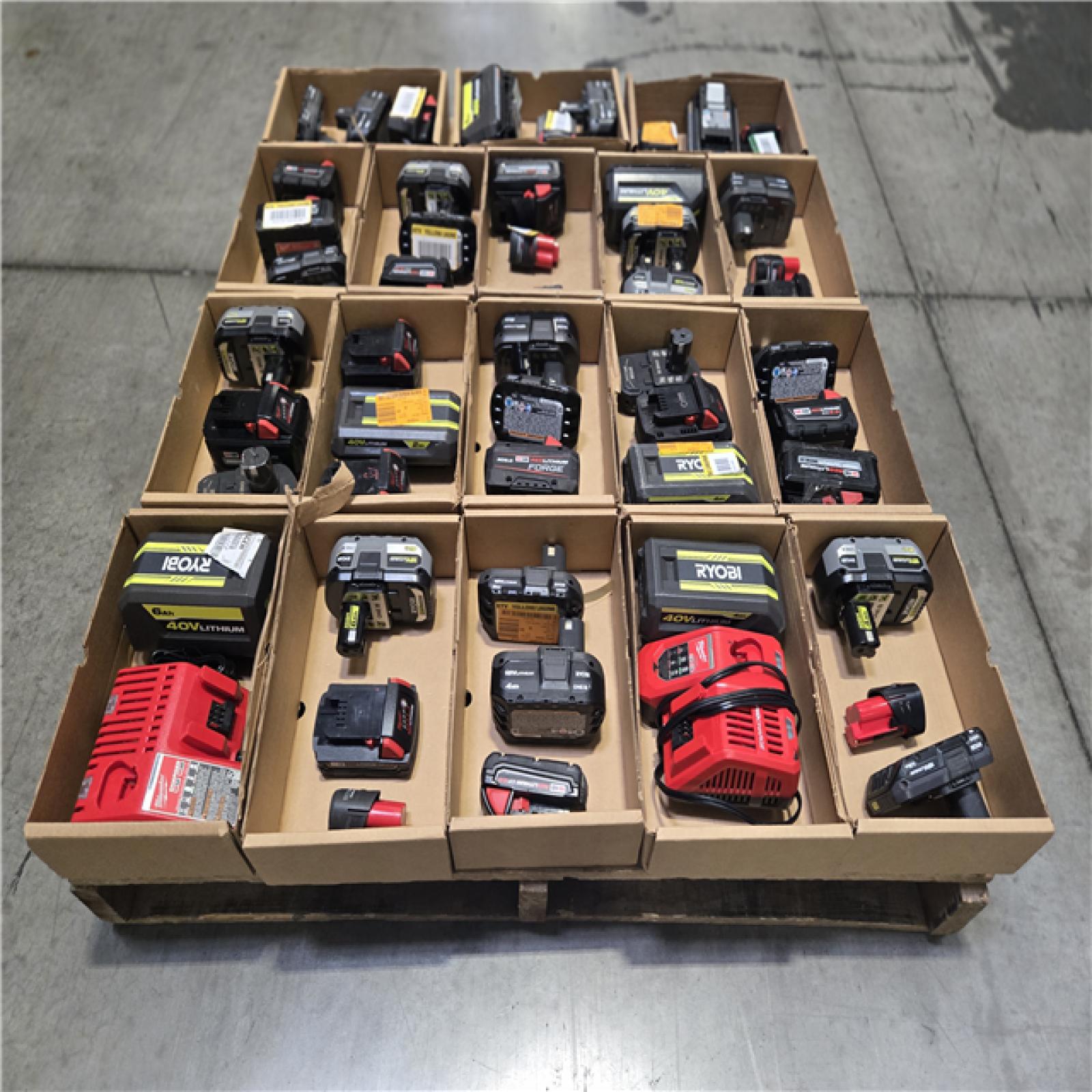 DALLAS LOCATION- AS-IS BATTERY PALLET