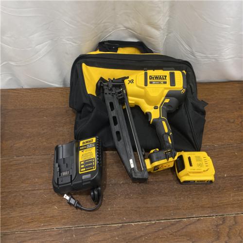 AS-IS DeWalt DCN660D1 20V 16 Gauge Cordless Angled Finish Nailer Kit W/ 2Ah Battery