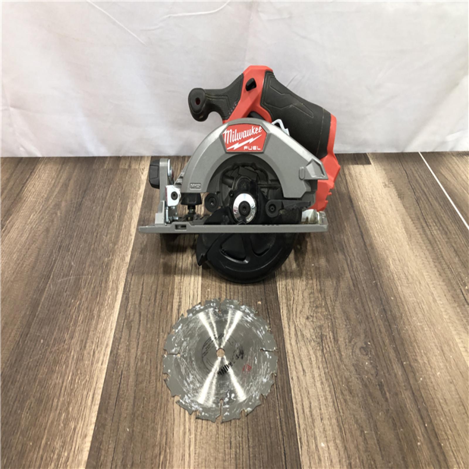 AS-IS Milwaukee FUEL 12V Lithium-Ion Brushless 5-3/8 in. Cordless Circular Saw (Tool-Only)