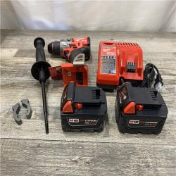 AS-IS Milwaukee FUEL 18V Lithium-Ion Brushless Cordless 1/2 in. Hammer Drill Driver Kit