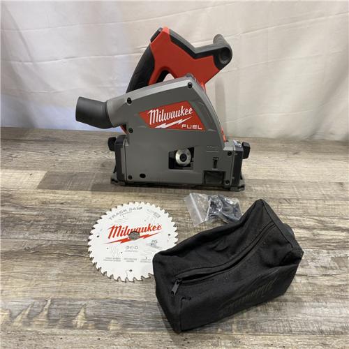 AS-IS Milwaukee  FUEL 18V Lithium-Ion Cordless Brushless 6-1/2 in. Plunge Cut Track Saw (Tool-Only)