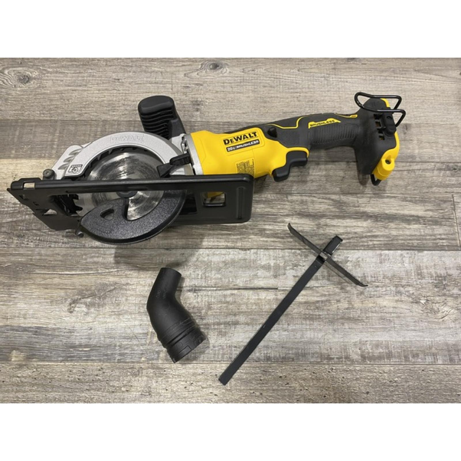 AS-IS DEWALT ATOMIC 20V MAX Cordless Brushless 4-1/2 in. Circular Saw (Tool Only)