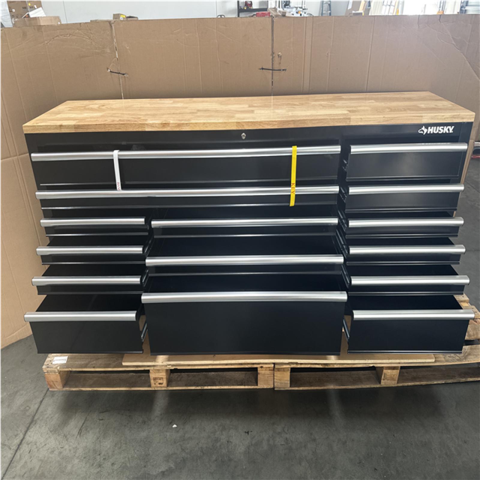 CALIFORNIA LIKE NEW HUSKY 15 DRAWER WORKBENCH