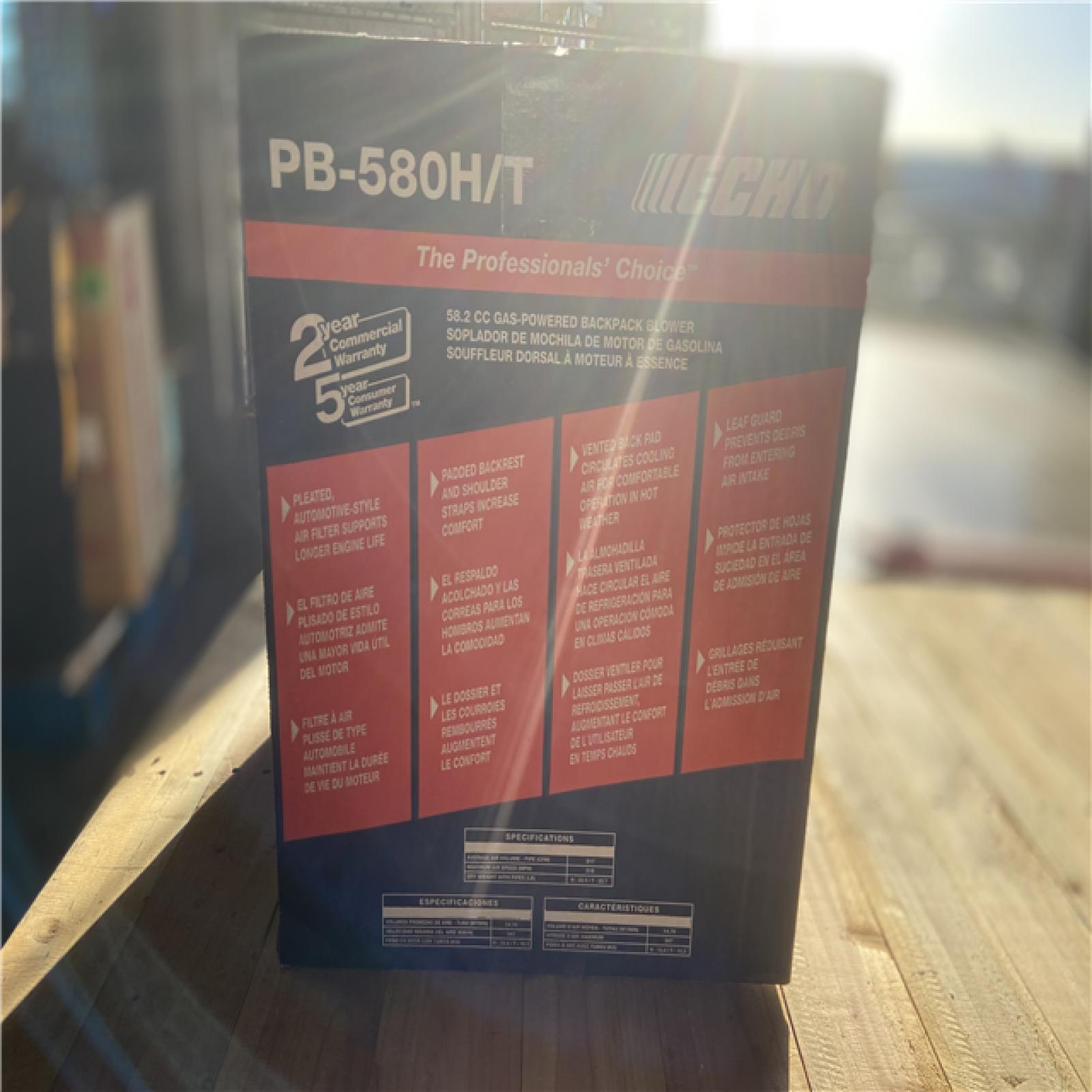 DALLAS LOCATION - ECHO 216 MPH 517 CFM 58.2 cc Gas 2-Stroke Backpack Leaf Blower with Hip Throttle