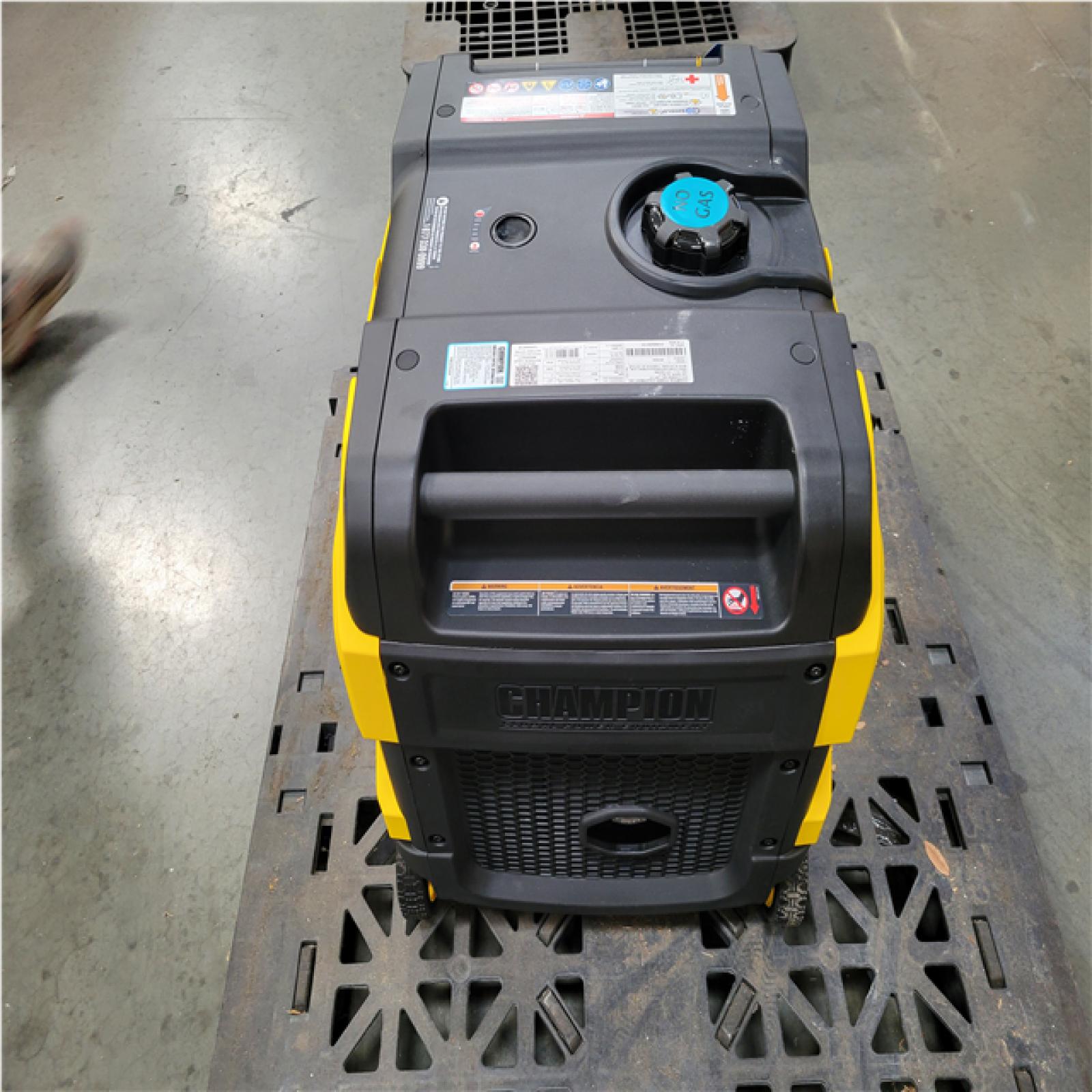 CALIFORNIA AS-IS CHAMPION 6 500/5 250-WATT RECOIL START  GAS PROPANE DUAL FUEL INVERTER PORTABLE GENERATOR