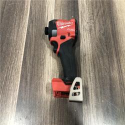 AS-IS Milwaukee FUEL 18V Lithium-Ion Brushless Cordless 1/4 in. Hex Impact Driver (Tool-Only)