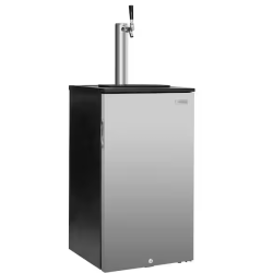 DALLAS LOCATION- VISSANI 18IN 1/6 Barrel Beer Keg Dispenser with Electronic Control in Stainless Steel