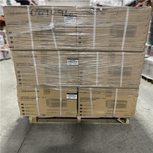 DALLAS LOCATION - SEASONS 10 000 BTU AIR CONDITIONER PALLET-(12 UNITS)