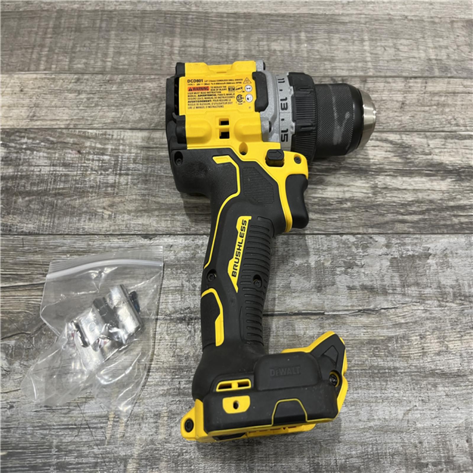 AS-IS DEWALT 20V MAX XR Brushless Cordless 1/2 in. Drill/Driver (Tool Only)