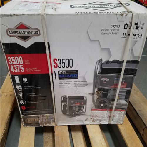 California NEW Briggs & Stratton S3500 Portable Generator