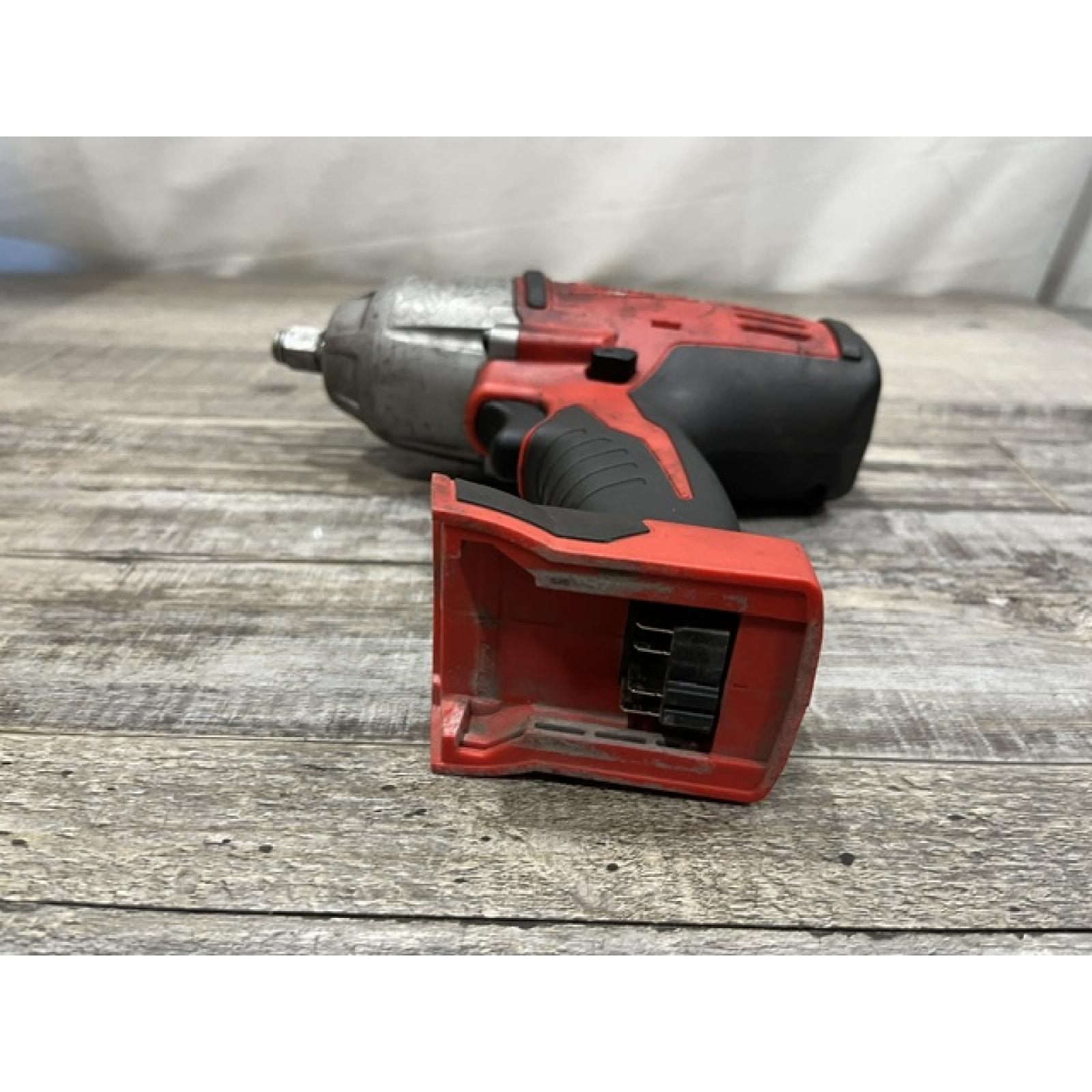 AS-IS Milwaukee 18V Lithium-Ion Cordless 1/2 in. Impact Wrench W/ Friction Ring (Tool-Only)