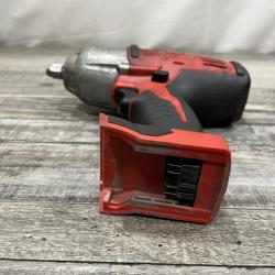 AS-IS Milwaukee 18V Lithium-Ion Cordless 1/2 in. Impact Wrench W/ Friction Ring (Tool-Only)
