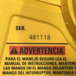AS-IS DEWALT 20V MAX XR Cordless Brushless 3-1/4 in. Planer (Tool Only)