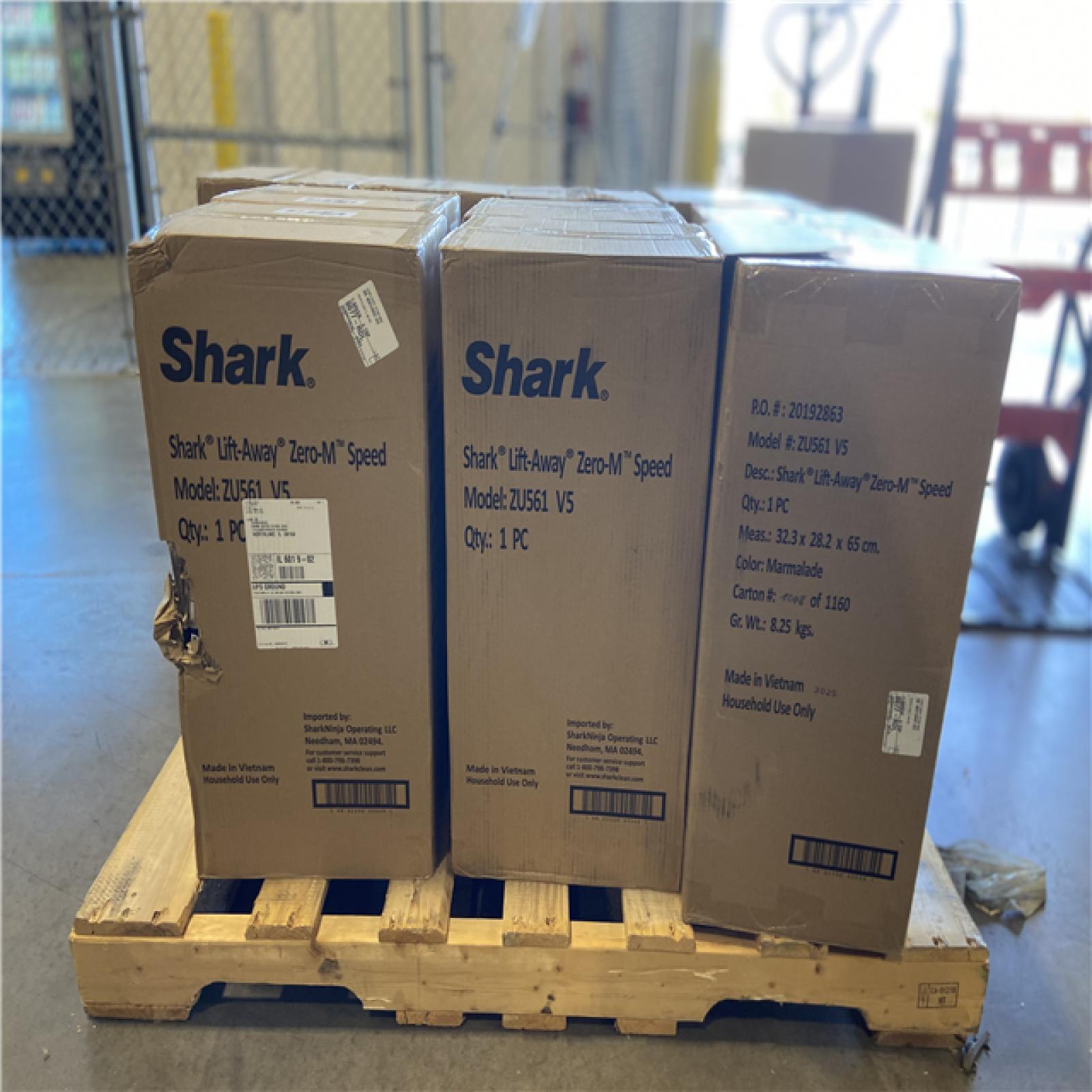 DALLAS LOCATION - Shark Navigator Lift-Away Lightweight Bagless Corded HEPA Filter Upright Vacuum Cleaner with Self-Cleaning Brushroll in Red - 10 UNITS