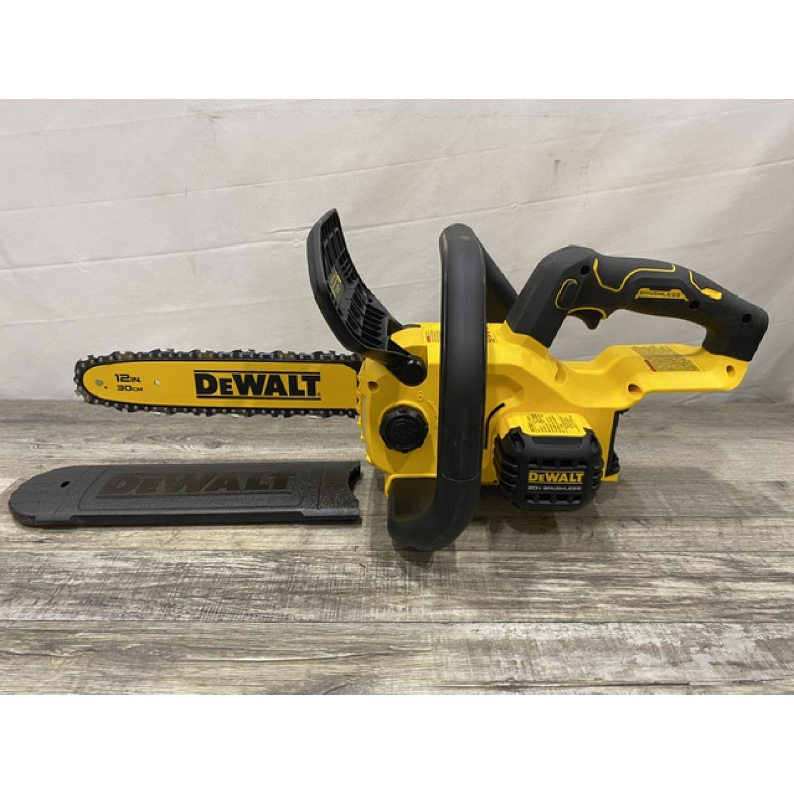 AS-IS DEWALT 20V MAX 12 in. Cordless Battery Powered Chainsaw (Tool Only)