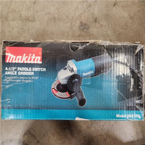 Phoenix Location NEW Makita 7.5 Amp 4-1/2 in. Corded Paddle Switch Angle Grinder 9557PB