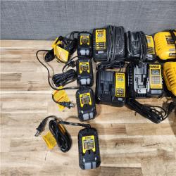 HOUSTON LOCATION - AS - IS DEWALT BATTERY CHARGER PACK QTY - 11