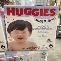 DALLAS LOCATION - Huggies Size 6 Diapers  Snug & Dry Baby Diapers PALLET-(30 CASES)