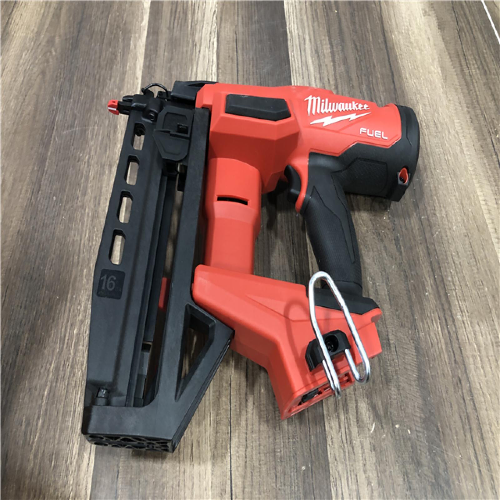 AS-IS Milwaukee FUEL 18-Volt Lithium-Ion Brushless Cordless Gen ll 16-Gauge Straight Finish Nailer (Tool Only)