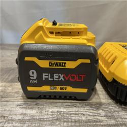 AS-IS DEWALT 20V/60V MAX FLEXVOLT Lithium-Ion 9.0Ah Battery and Charger Starter Kit