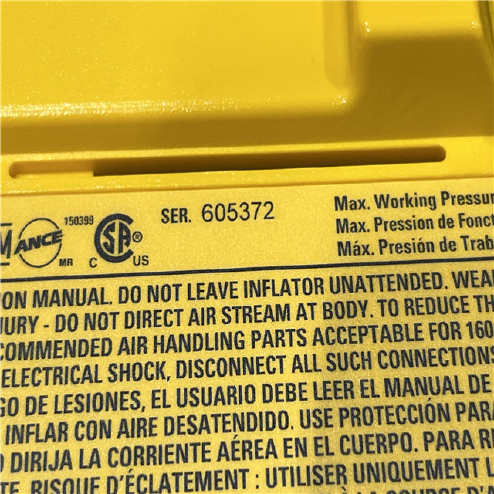 AS-IS DEWALT 20V MAX Cordless Electric Portable Inflator (Tool Only)