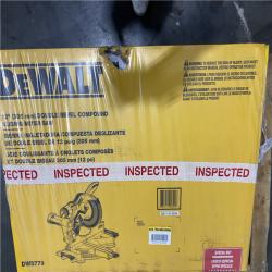 NEW- DeWalt 15 Amps 12 in. Corded Dual-Bevel Sliding Compound Miter Saw